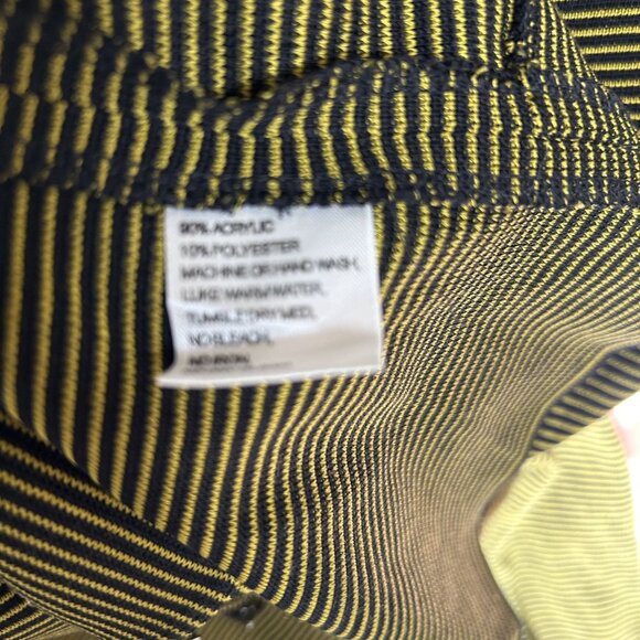 Exclusively Misook Womens Button Up Career Sweater Jacket Striped Green Size XS - Picture 5 of 9